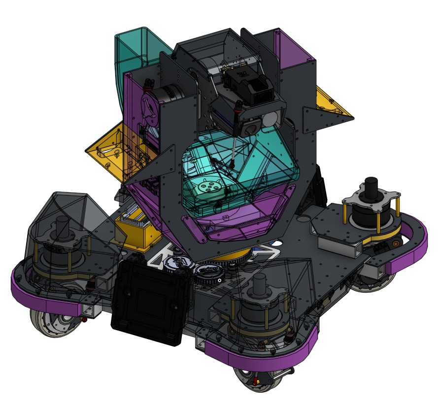 Sentry Robot Detailed CAD View
